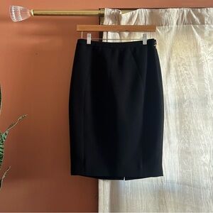 Ted Baker Taalis Woven Pencil Skirt Black Wrinkle Resistant Size 1 US Size 4 (S)